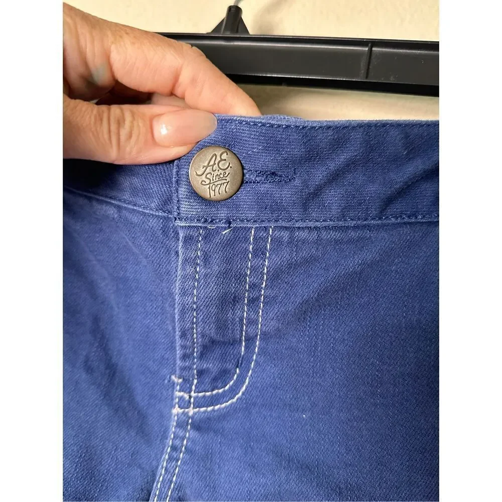 Vintage Y2K American Eagle LOW RISE Short Shorts sz 12